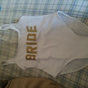 Bride bathing suit